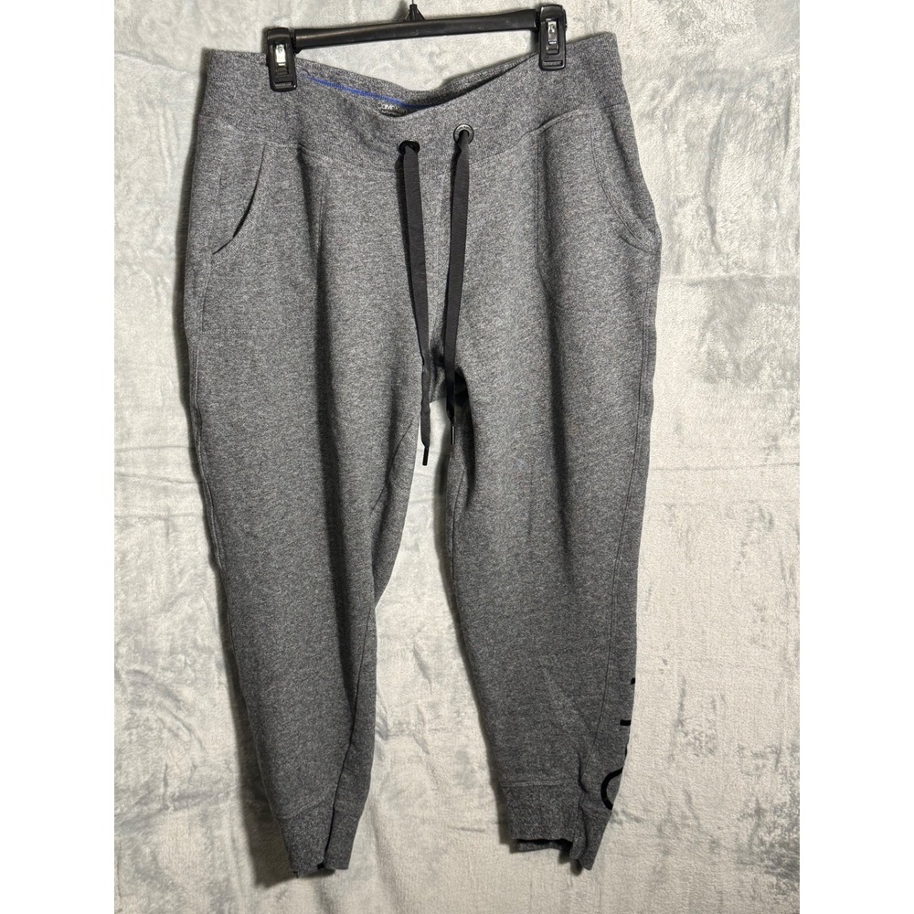 Calvin Klein Performance Women's Gray Sweatpants Cropped Joggers plus Size‎ 1X